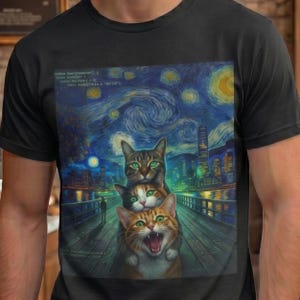 Rolig programmerare katttröja | Kodning kattälskare present | Utvecklarhumor t-shirt | Nörd estetisk katttröja | Programvaruingenjör present | Tech Art t-shirt