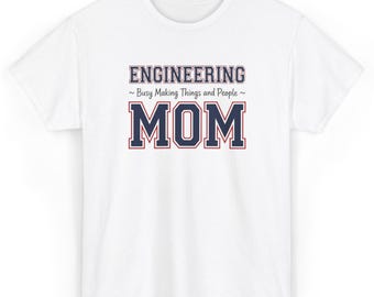 Camiseta para mamá ingeniera / Camiseta divertida para mamá ingeniera / Camiseta para mamá STEM / Camiseta para mamá de regreso a clases / Camiseta gráfica para mamá tecnológica / Regalo para ingeniero mecánico