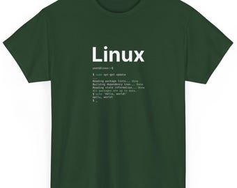 Programmer Linux T-Shirt | Funny Sys admin Programmer Shirt | Tech Support Gift Unisex Geek Tee