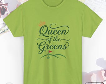 Camiseta de golf "Reina de los Greens" / Regalo para mamá golfista