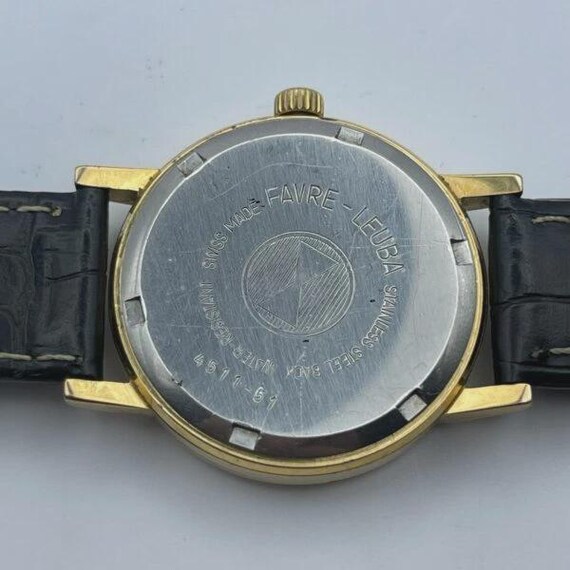 Favre-leuba Geneve Twin Power 4511 51 Manual Winding Vintage Watch