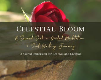 Floración Celestial: Una Inmersión Sagrada para la Renovación y la Creación