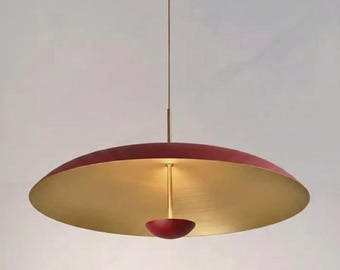 Brass Pendant Light Chandelier: Modern Pendant Lighting Fixtures for Kitchen Island