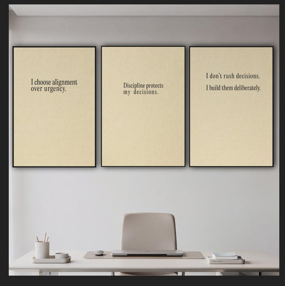 Minimalist Office Wall Art Set of 3 – Leadership Quote Printable ...