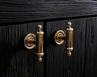 Pomello per mobile in oro: maniglie in ottone per mobili, maniglie per cucina