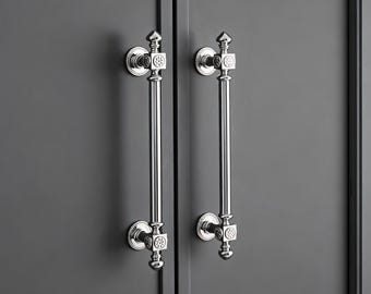 Silve Brass Handle: Closet Brass Pulls, Bathroom Pull Konbs