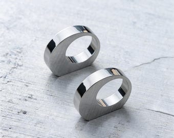 Gałka okrągła mosiężna: gałki meblowe w kolorze srebrnym, uchwyty chromowane