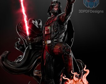 Estátua de fã do Dark Overlord | Modelo STL em escala 1/6 (Download digital)
