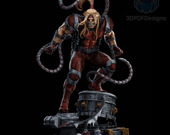 Estátua Cyber Warrior em escala 1/6 no formato STL | Soldado Bioengenheirado (Download Digital)