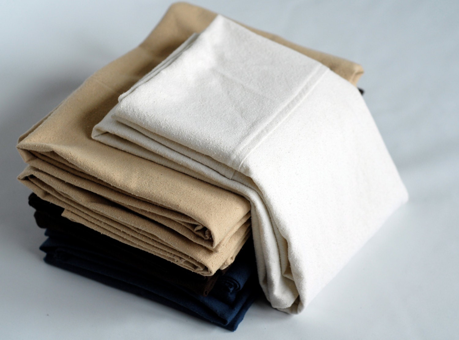 Raw Silk Pillowcase Standard Nondyed Natural Color Etsy