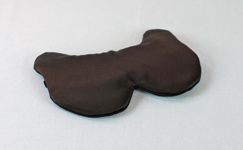 NEW~ Silk Eye Mask Bear Sleep Mask, Color Choice, Charmeuse, Fully Adjustable, Padded, Light Darkening for Sleep, Travel and Anti-Aging image 6