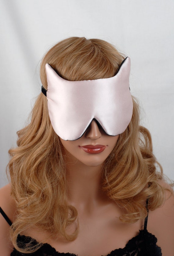 Maschera Per Dormire In Seta – Doppio Strato, Fascia Regolabile, Oscurante, Per Viaggi E Riposo, Colori Vari (blu Navy, Verde, Grigio, Nero, Rosa Chiaro, Bianco, Champagne, Verde Chiaro, Viola) - 3