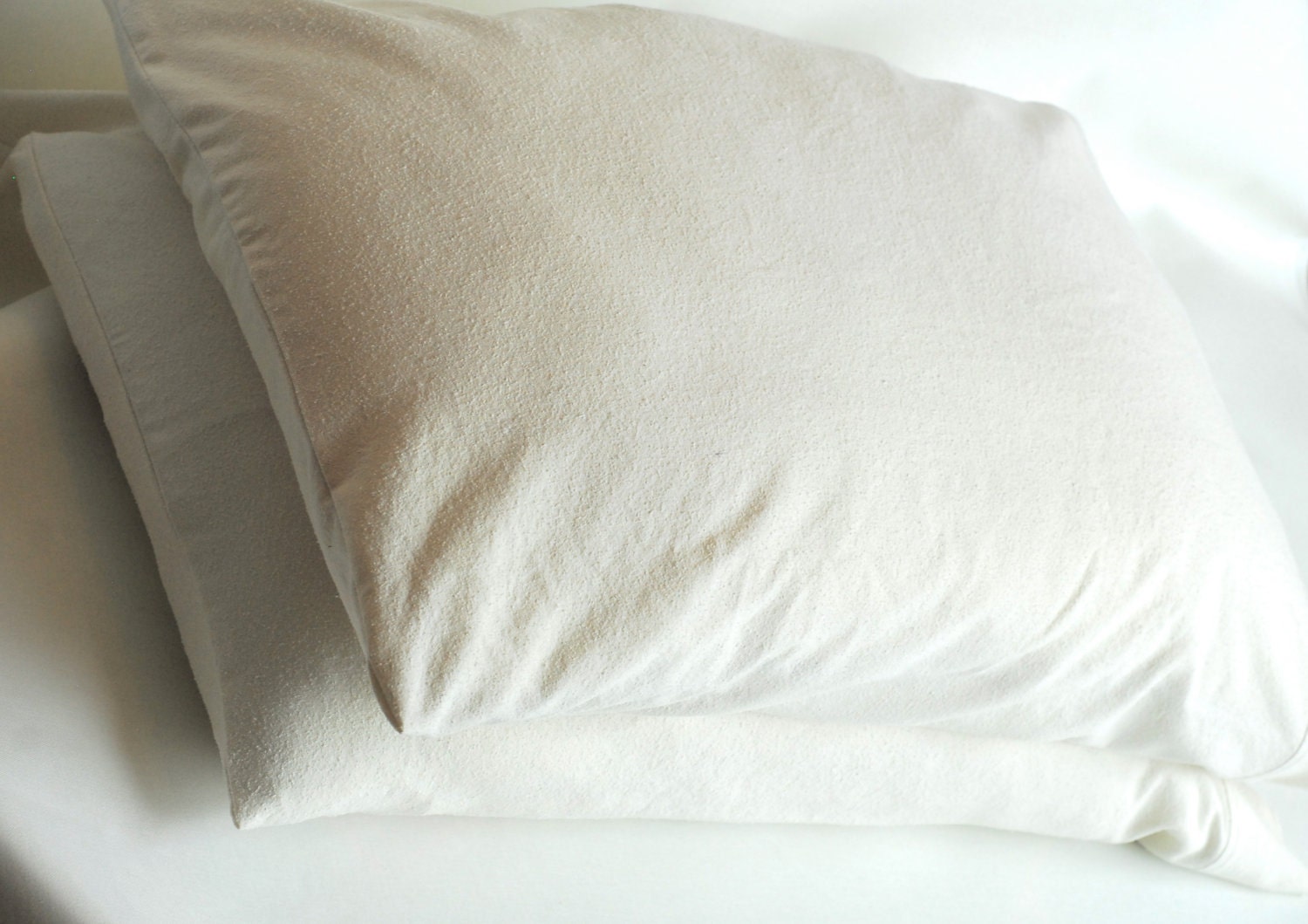 Raw Silk Pillowcase Standard Nondyed Natural Color Etsy