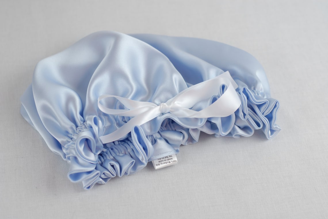 Sunday Smock in Bahama Blue Charmeuse Silk main image 0