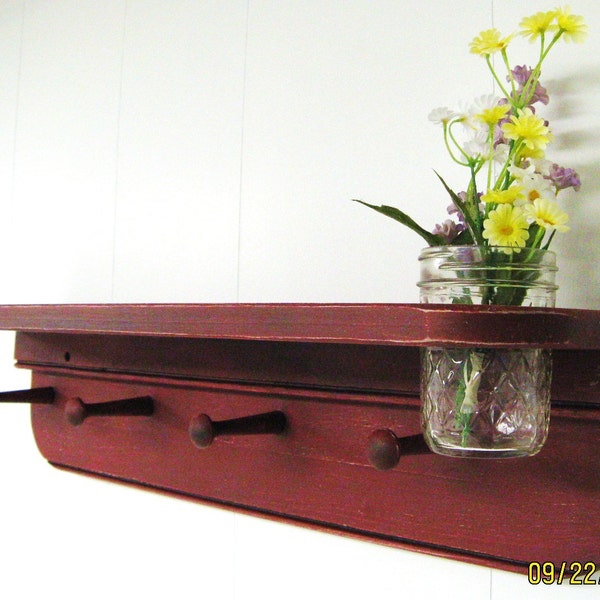 Primitive Peg Rack Etsy