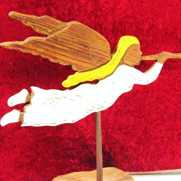 Flying Angel With Trumpet Etsy
