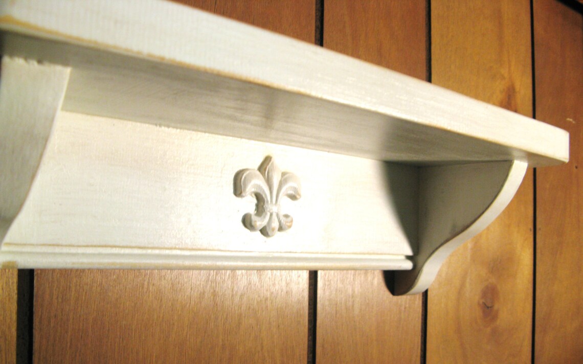 FRENCH COUNTRY SHELF 12 Wall Shelf Shabby Chic Shelf Etsy