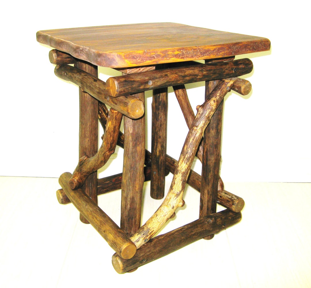 Custom Rustic Tables, Plant Stand, Side Table, Occasional Table,branch