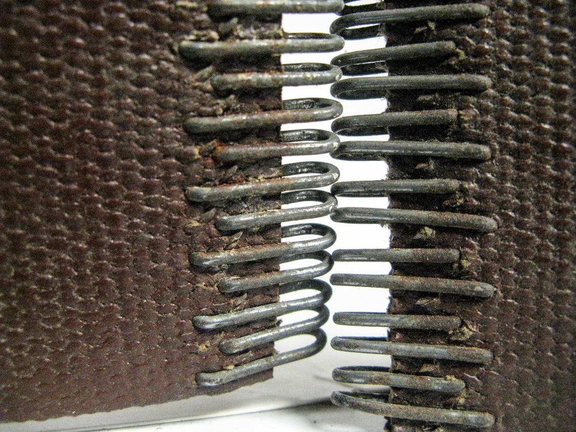 VINTAGE MACHINE BELT Vintage Flat Pulley Belt Solid And Etsy