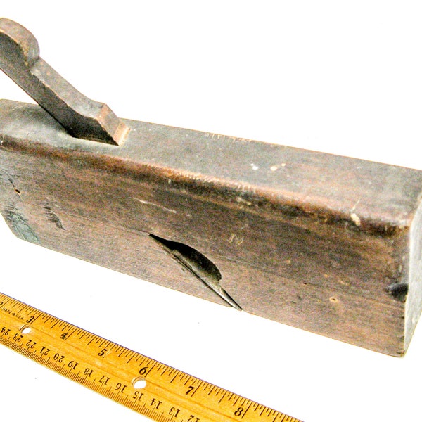 Vintage Wood Body Rabbett Plane, Vintage Tool, Carpenters Tool, Man Cave Decor, Collectible Tool, Cabinet Maker's Tool, For Display or Use