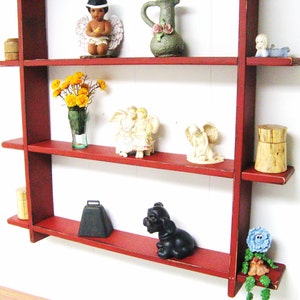 Display Shelves, Interlocking Wall Shelf, 36&quot;, Wall Shelves, Wooden Shelves, Floating Shelves, Distressed Shelves, Shabby Chic Shelf, Shelf