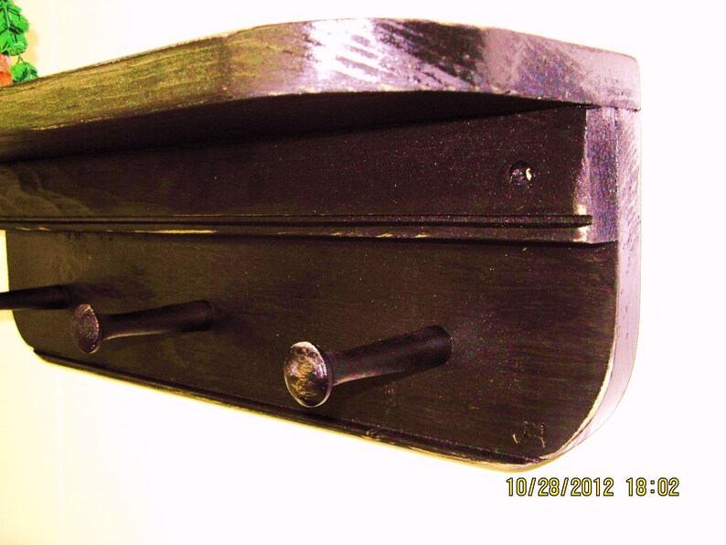 Primitive Shelf Shelf With Pegs Shelf Shaker Shelf Farm Etsy