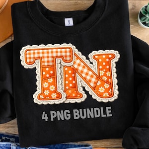 Tennessee PNG | Quilted Patriotic Patchwork Letters with Lace | tn vols PNG, Checkerboard Png, State PNG, Shirt Design, Digital Download