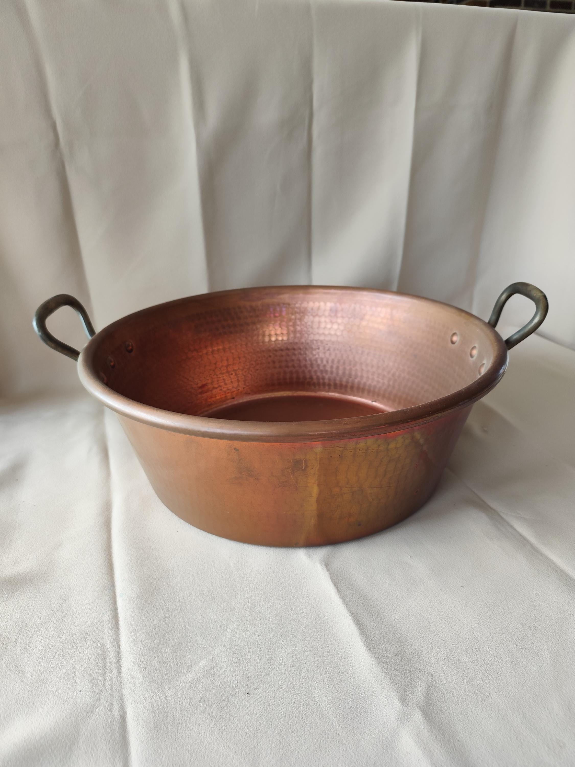 CASSEROLE ANCIENNE EN Cuivre. étamé à l intérieur avec couvercle EUR 20