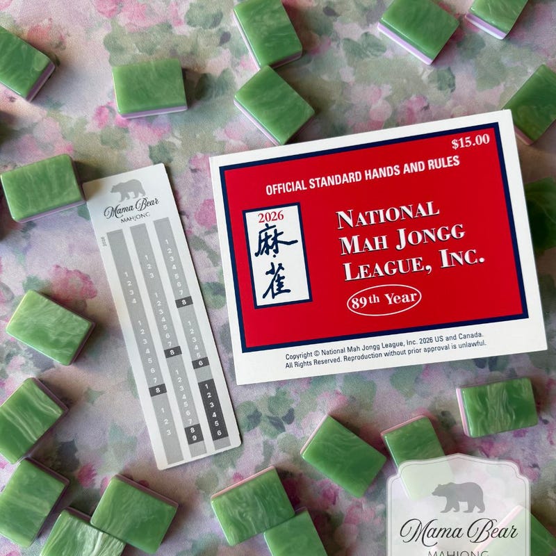 Mahjong Marker Card - Etsy