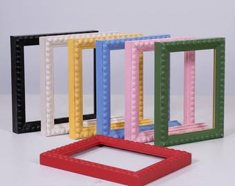 Bobbin Solid Wood Frame | 7 Colours | Custom Sizes Available