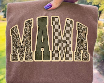 Łuk Mama Camo, Retro Camo Hunting Mama PNG, Łuk Mama Old School Camouflage, Jesienny Camo PNG, Przytulny Camo PNG, Kamuflaż PNG