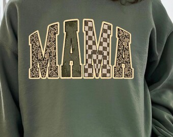Mama Camo Bow PNG, Retro jaktkamouflagedesign, mysig höstkamouflage sublimering, digital nedladdning