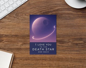 Te amo hasta la muerte, inicio y regreso. Tarjeta de felicitación.