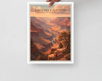 Archivo de impresión digital descargable del Gran Cañón