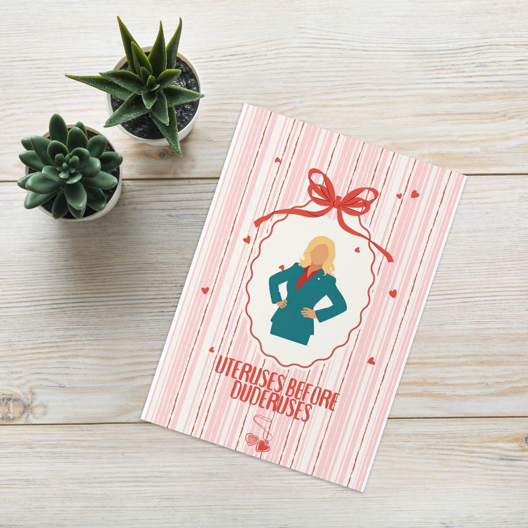 Rec Card Image Leslie Knope Inspired Galentine’s Day Card - Uteruses Before Duderuses ...