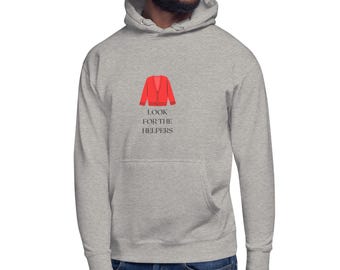 Sudadera con capucha inspirada en el Sr. Rogers: Busca a los ayudantes