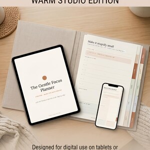 ADHD Digital Planner | Undated Daily Planner for GoodNotes iPad | Neurodivergent Planner PDF | Hyperlinked Digital Download