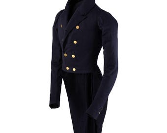 Frac Regency a medida para mujer / Frac victoriano vintage