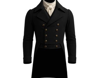 Custom Made Regency Tailcoat \ Victorian Vintage Tailcoat