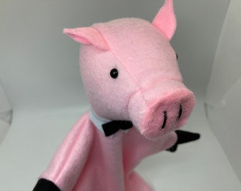 Marionnette à main pour enfants et enseignement - Mr. Pig