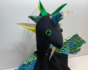 Hand Puppets for Children and Teaching -   Dragon Long Neck