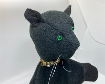 Hand Puppets for Children and Teaching -   Black Cat