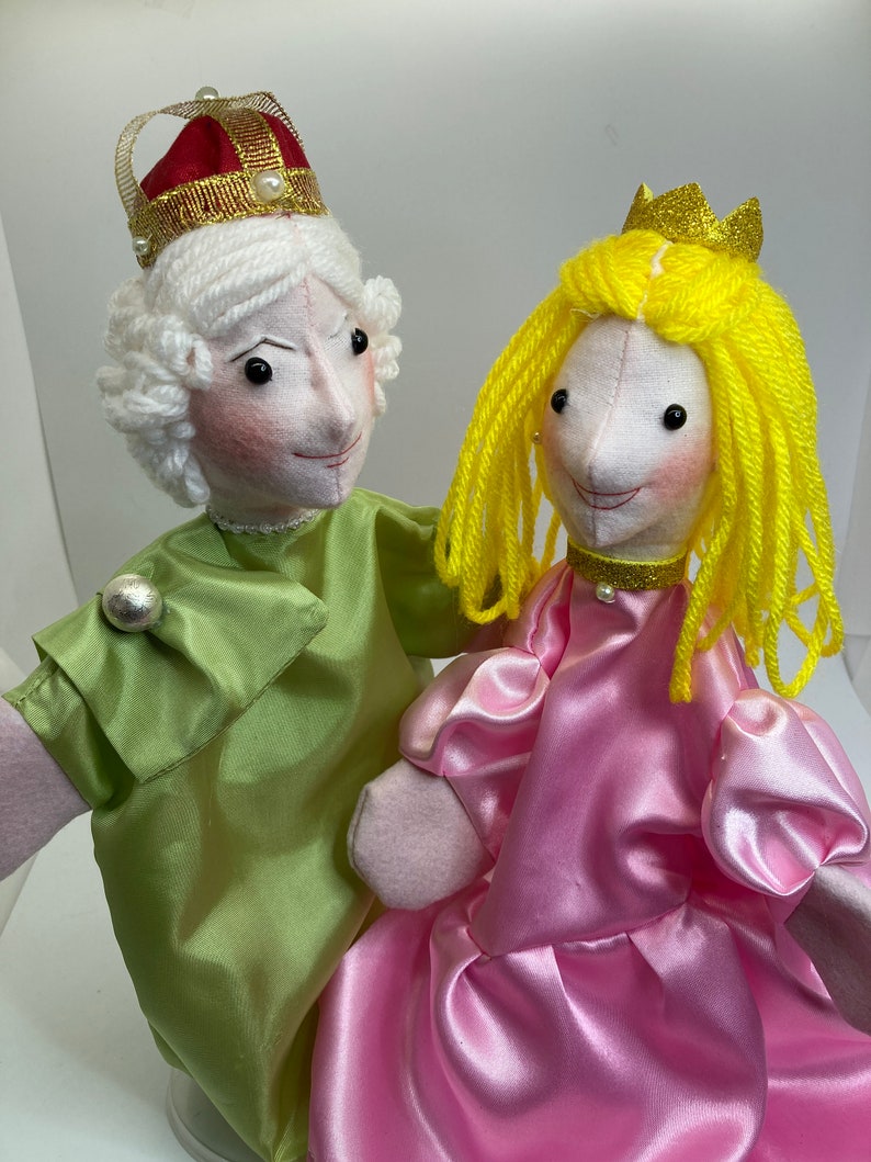 Marionnettes à main pour enfants et enseignement Princesse Soleil image 9