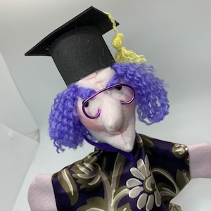 Hand Puppet for Children  and teaching  -   Fantasy Professor