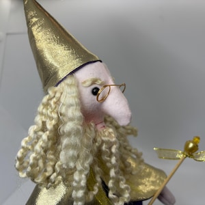 Hand Puppet for Children  and teaching  -   Wizard Gold