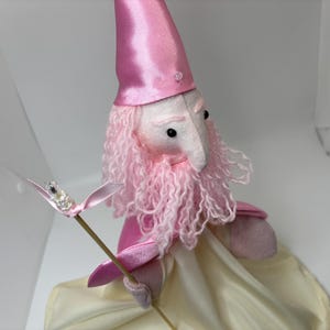 Hand Puppet for Children and Teaching -  Pink Wizard