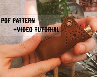 Leather Lighter Holder Patter, Lighter Cover Pdf, Leather Lighter Cover Pattern, Leather Lighter Case Template, Leather Lighter Case Pdf