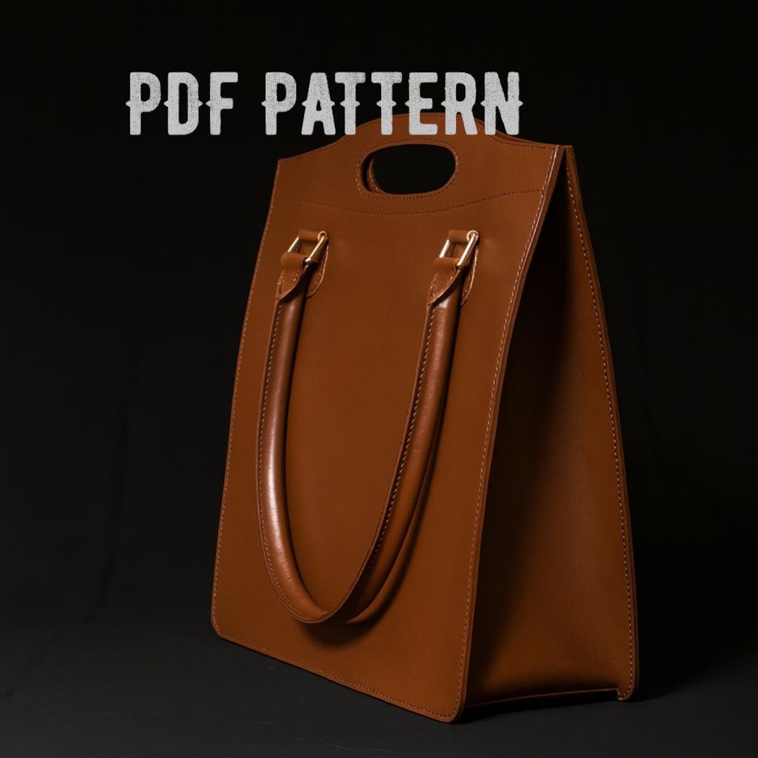 Sun Print Pattern Leather Tote Bag