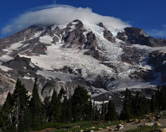 Mt Rainier Photograph 8x10