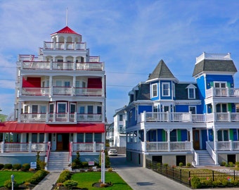 Cape May Victorian Houses Photograph 8x10